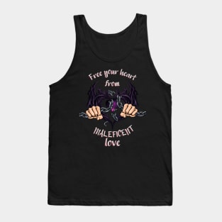 Free your heart from Maleficent love Tank Top